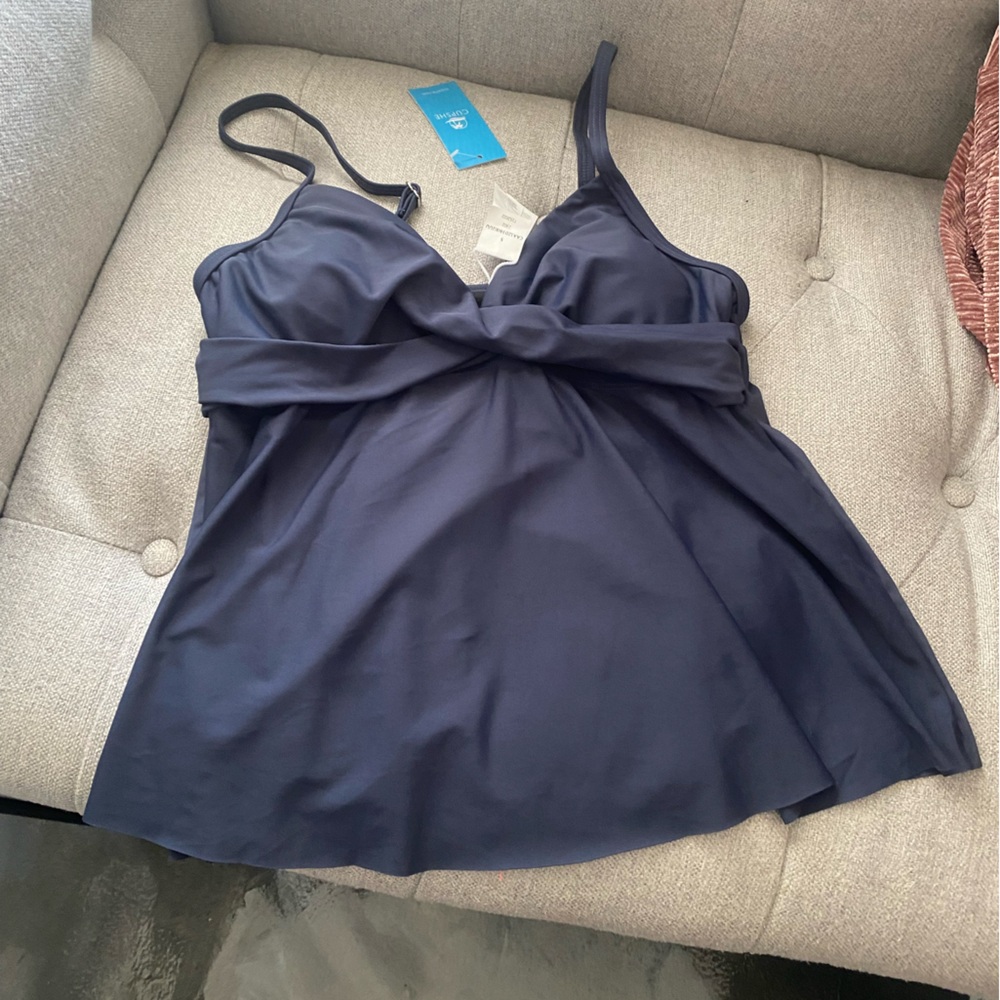 Cupshe Navy Blue Swim Dress